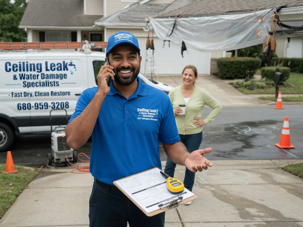 Ceiling Leak Cleanup Eagle Point, OR FAQs